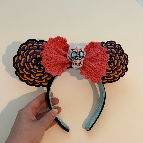 Disney Parks Coco Halloween/Dia De Los Muertos ears headband - Picture 1 of 6